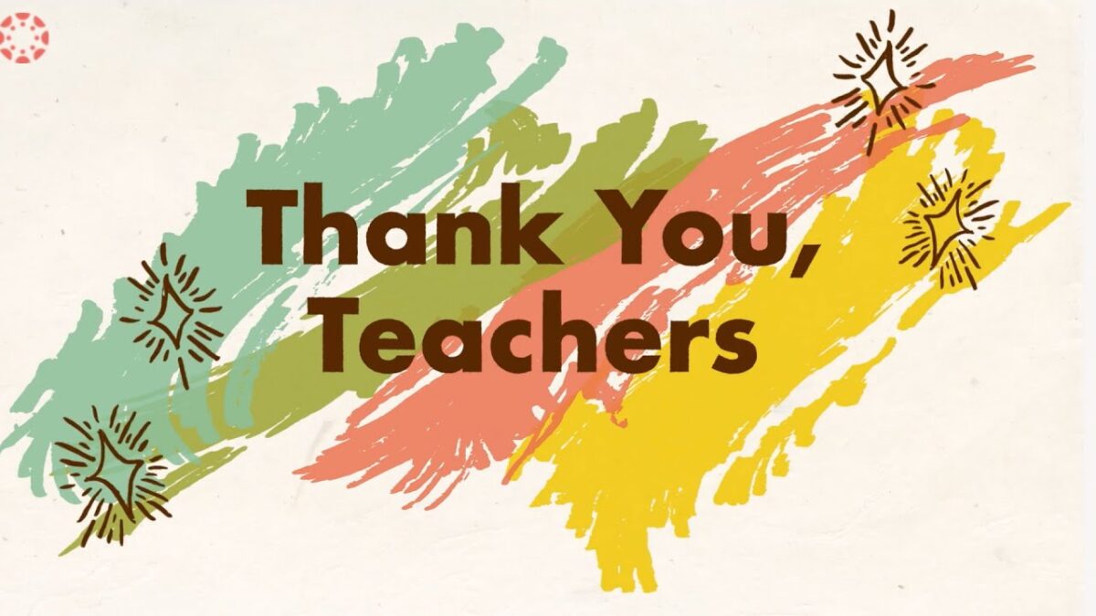 Thank you Teachers