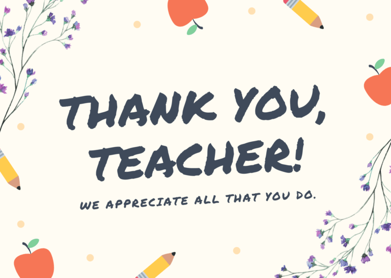 60+ Thank You Message To Teacher From Parents